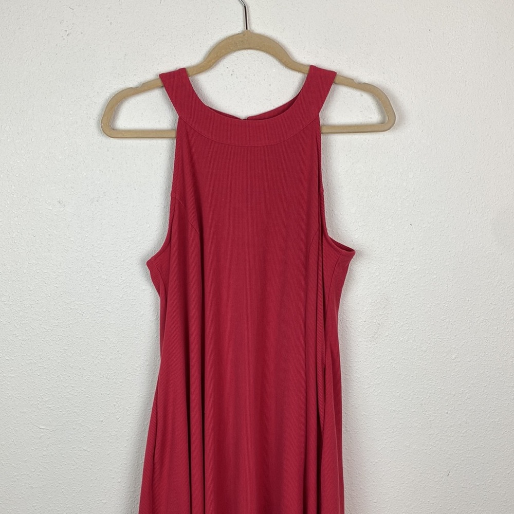 Torrid | Mini Rib Trapeze Dress Red/Pink 1 (1X) - Picture 5 of 15